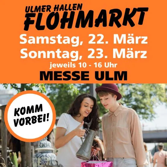 Ulmer Hallen-Flohmarkt in der Messe Ulm