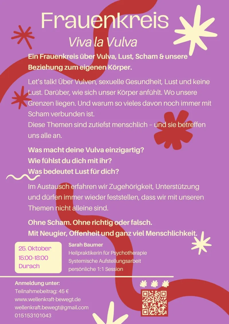 Frauenkreis „Viva la Vulva“ im Yoga Raum Durach