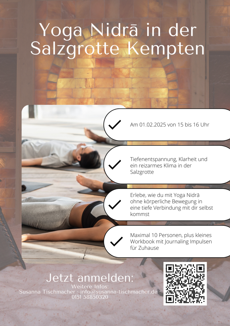 Yoga Nidra in der Salzgrotte Kempten