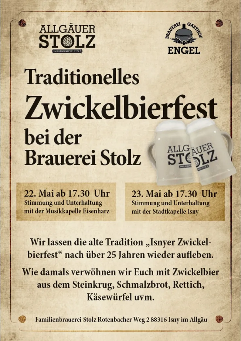 Zwickelbierfest bei der Brauerei Stolz in Isny