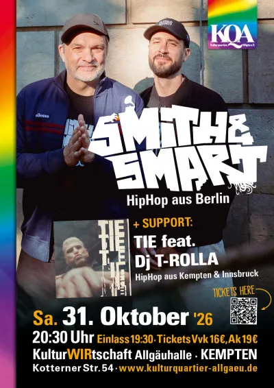Smith & Smart im Kulturquartier Allgäu Kempten