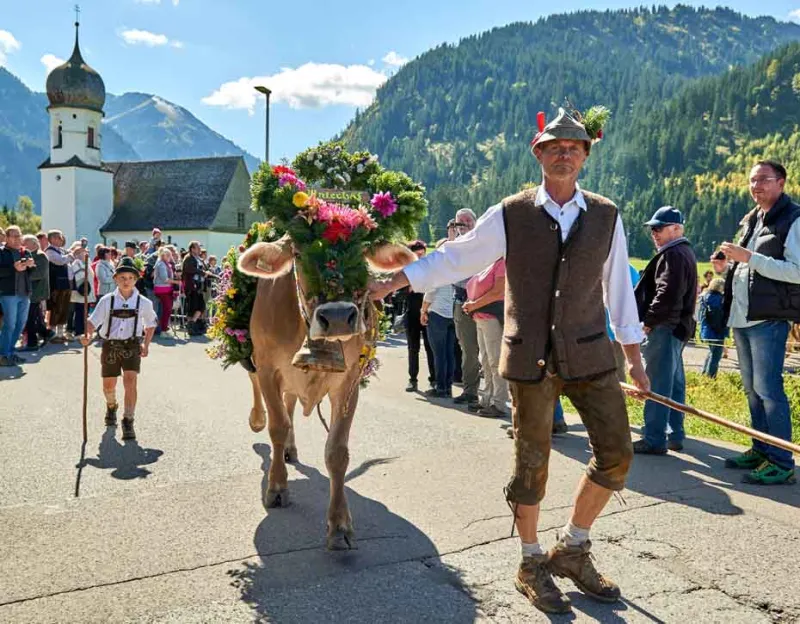 Almabtrieb in Jungholz