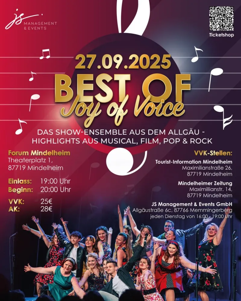 Best of Joy of Voice im Forum Mindelheim