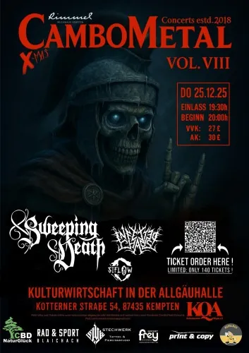 CamboMetal X-Mas Vol. VIII in der Allgäuhalle in Kempten