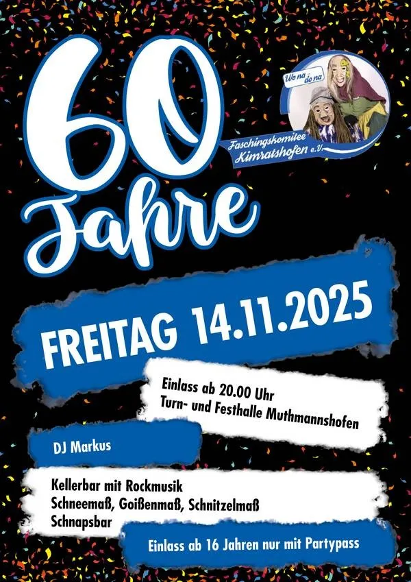 Faschingsparty in der Festhalle Muthmannshofen
