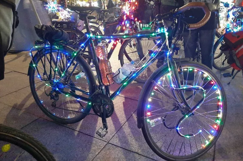 ADFC-Lichterfahrt in Kempten