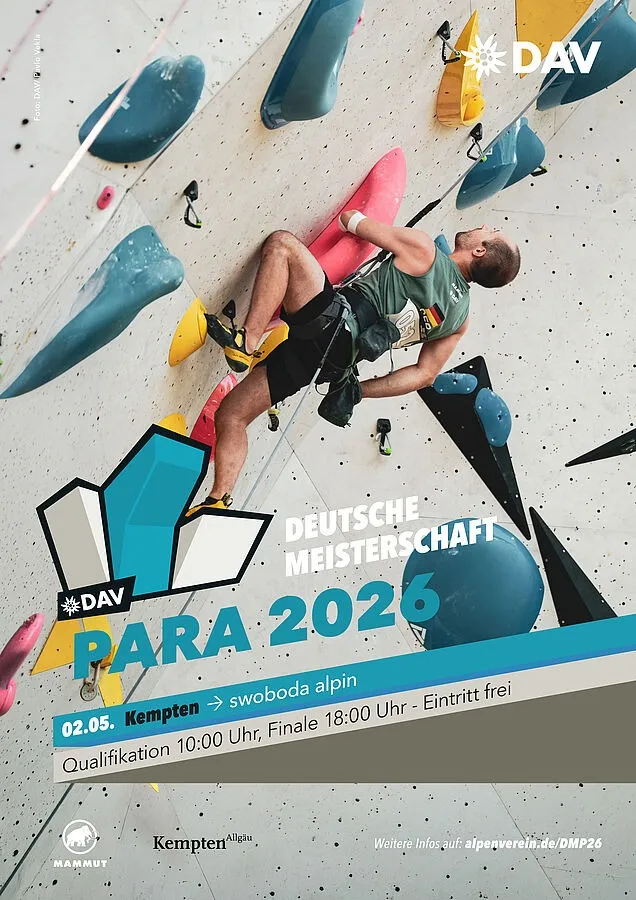 Deutsche Meisterschaft Paraclimbing in Kempten