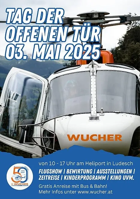 Tag der offenen Tür bei Wucher Helicopter in Ludesch