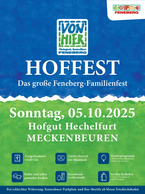 Feneberg Hoffest auf dem Hofgut Hechelfurt Meckenbeuren