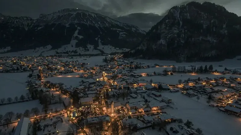 Weihnachtsmarkt in Pfronten im Allgäu