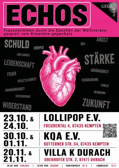 ECHOS – Frauenstimmen der Weltliteratur in Kempten