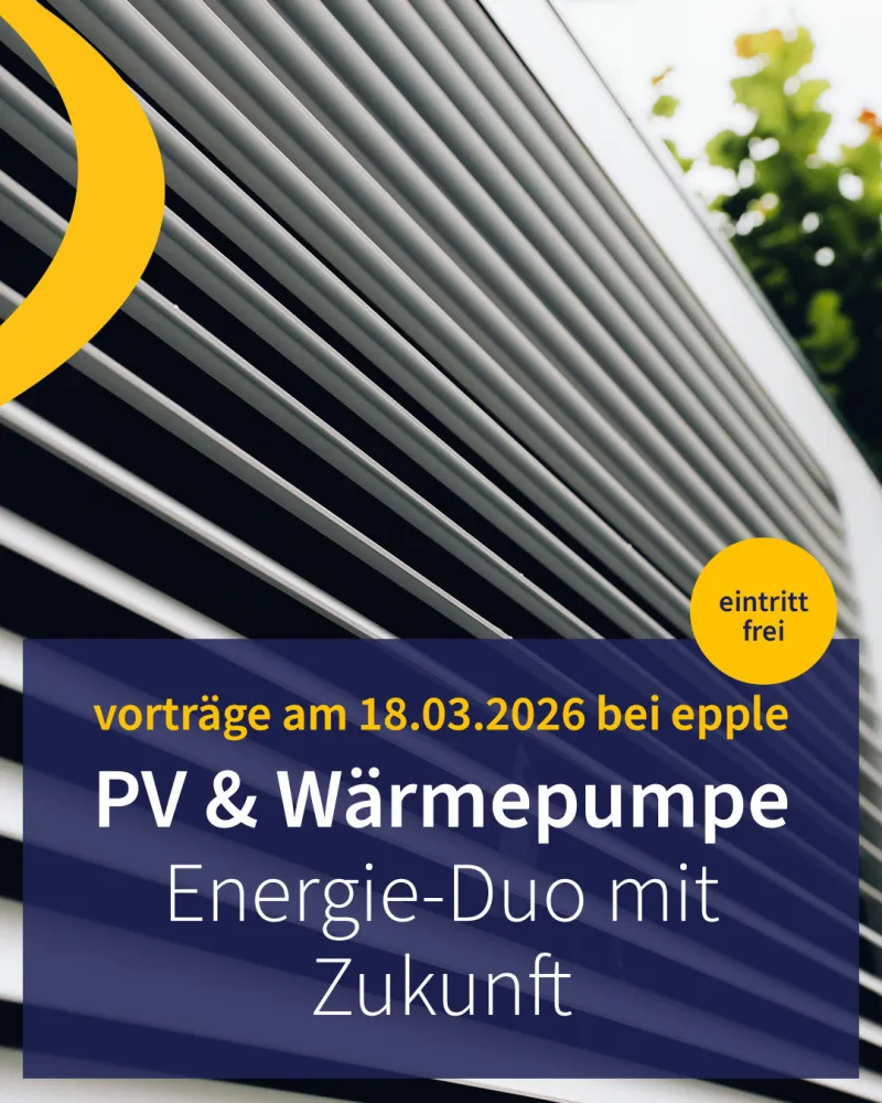 PV & Wärmepumpe –Vorträge in Wald