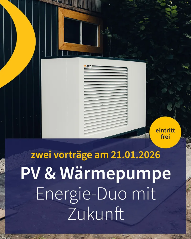 Vorträge zu PV & Wärmepumpe bei Epple in Wald