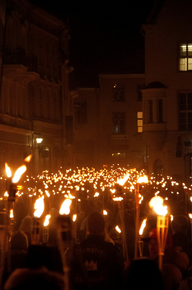 Probstrieder Lichterweg und Fackelzug