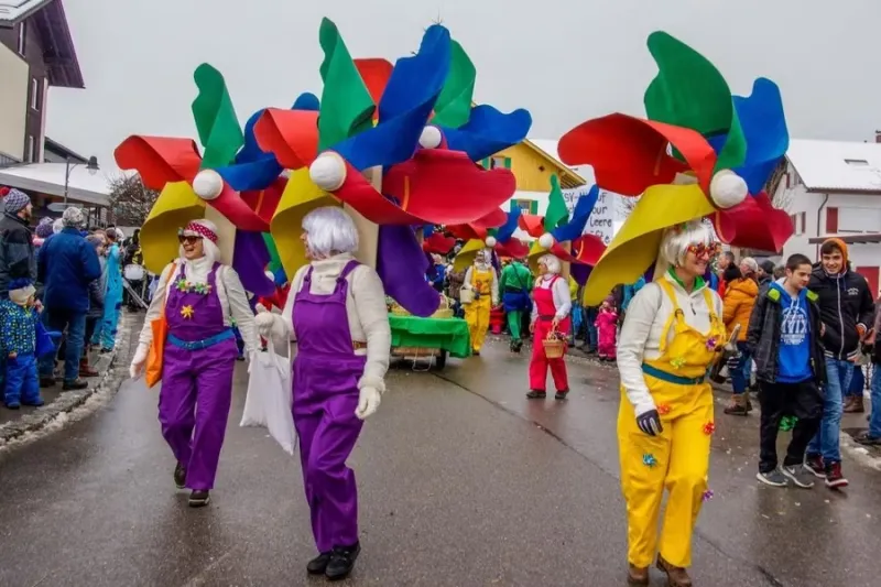 Faschingsumzug in Fischen