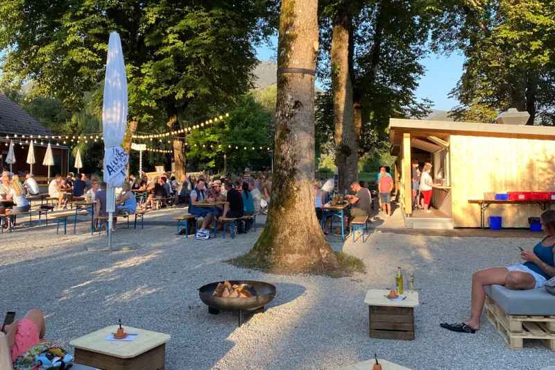 Live Musik im Biergarten in Blaichach