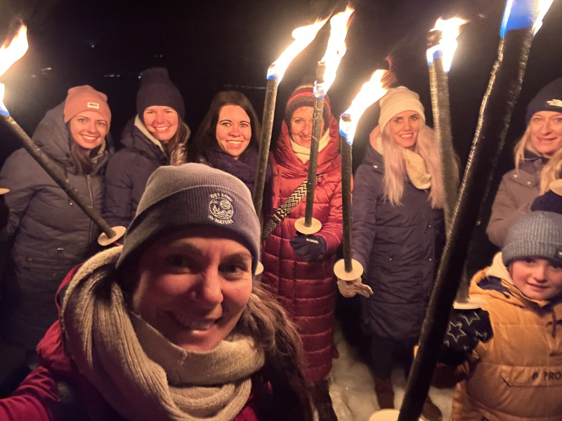 Fackelwanderung im winterlichen Immenstadt mit Nele Beschoner