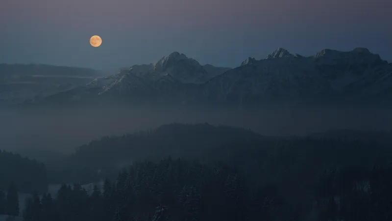 Vollmond am Neunerköpfle