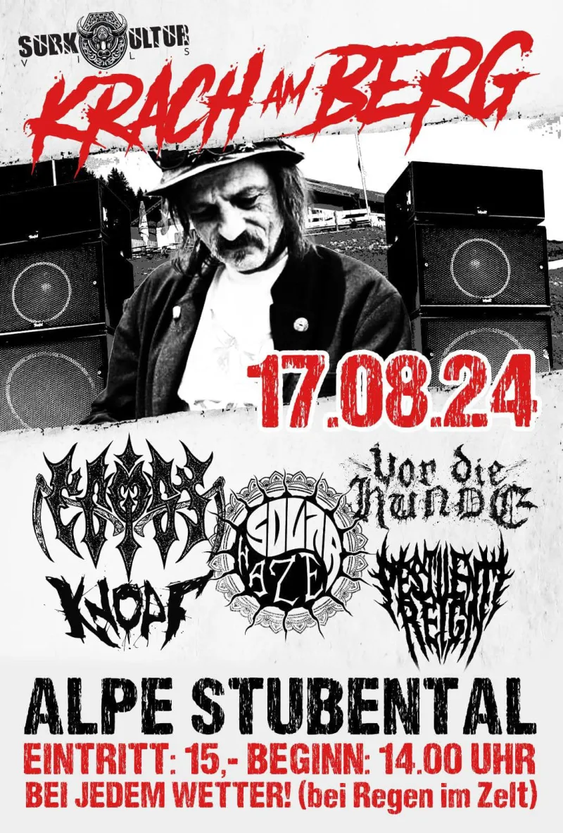 Krach am Berg 2024 Festival in Jungholz auf der Alpe Stu…