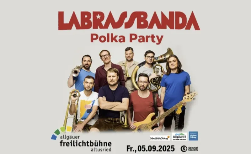 LaBrassBanda auf der Freilichtbühne Altusried – Polka Pa…
