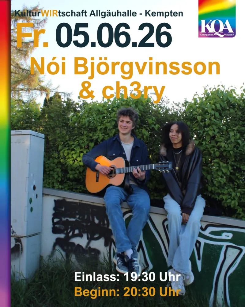 Nói Bjorgvinsson & ch3ry im Kulturquartier