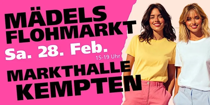 Mädelsflohmarkt in der Markthalle Kempten