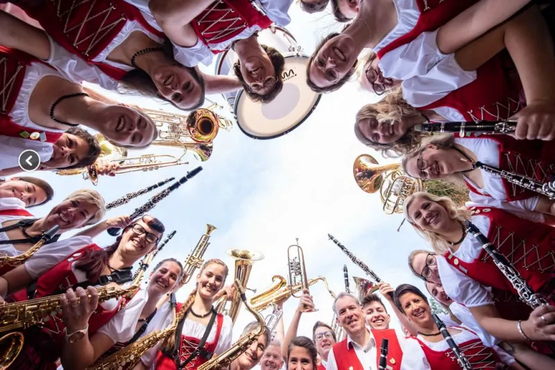 Blasmusiksonntag in Fischen