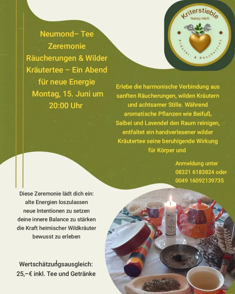 Neumond-Teezeremonie in Sonthofen                       …