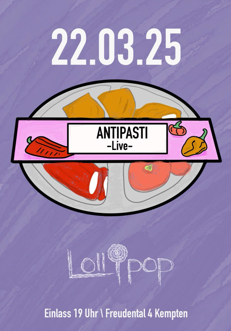 Antipasti live im Lollipop e.V. in Kempten