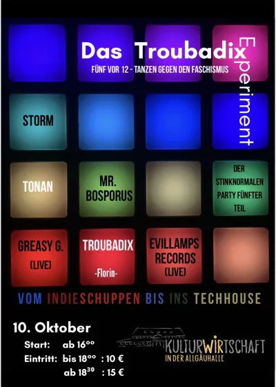 Troubadix Experiment Dayrave in Kempten