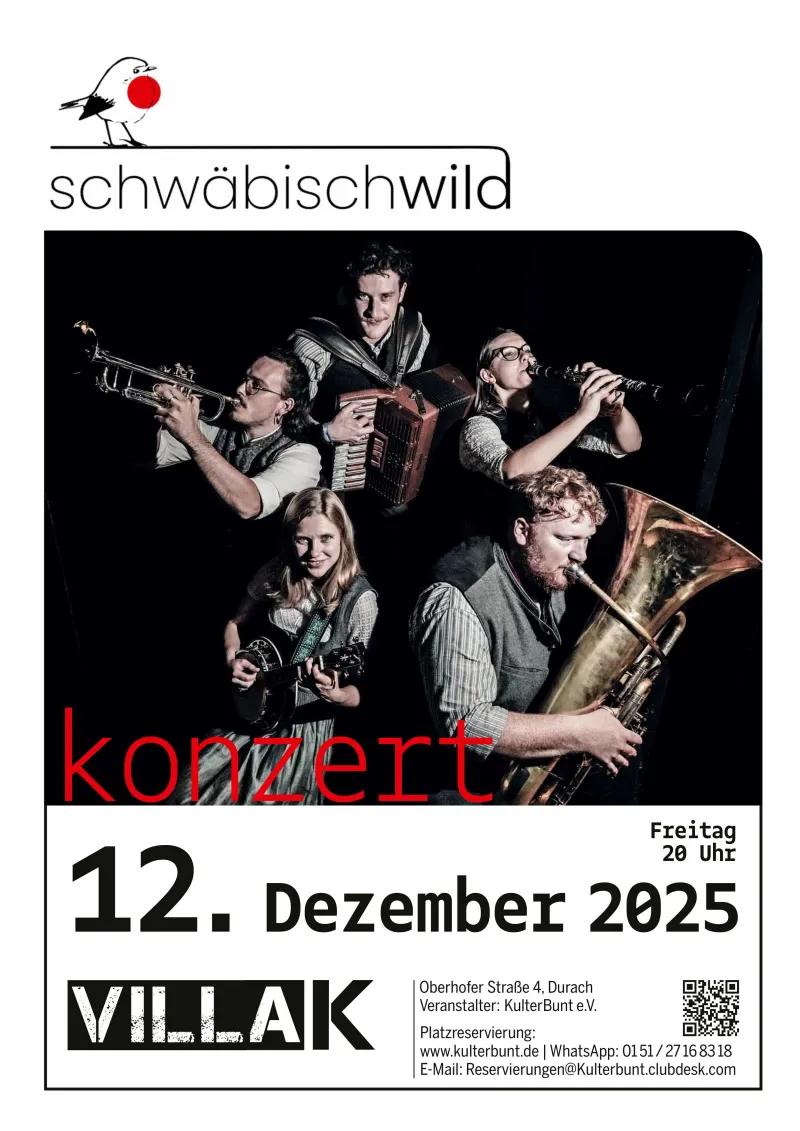 schwäbischwild live in der Villa K Durach