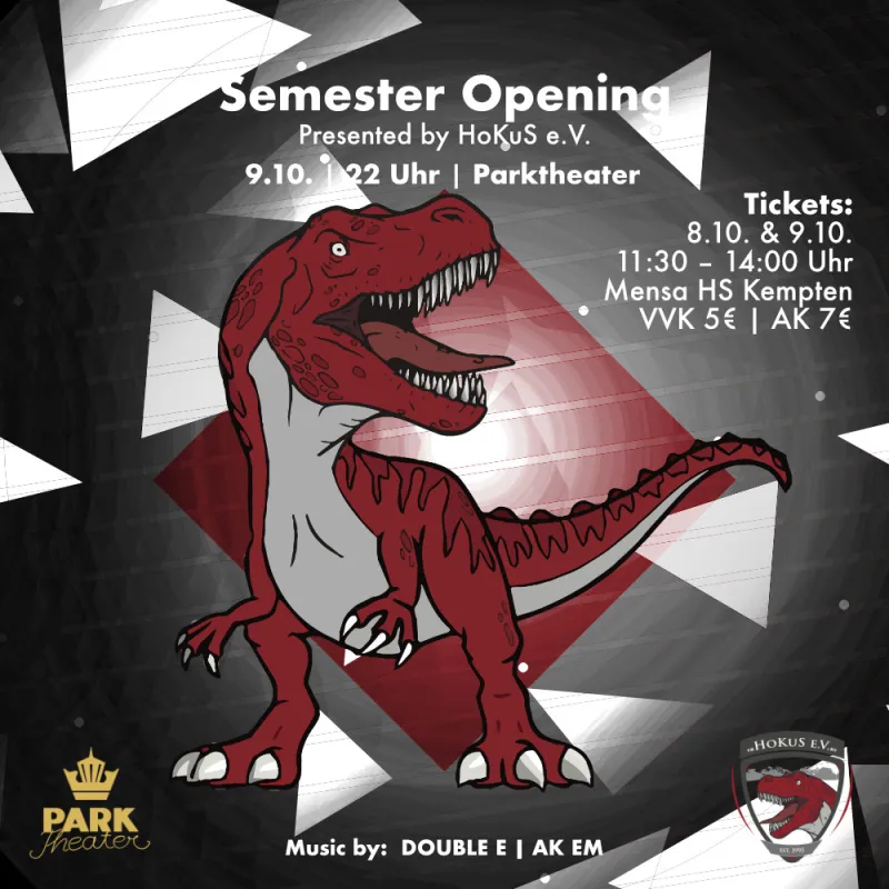 Semester Opening Party im Parktheater Kempten