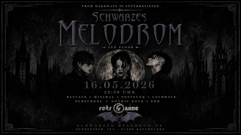 From Darkways to Synth Religion im Melodrom