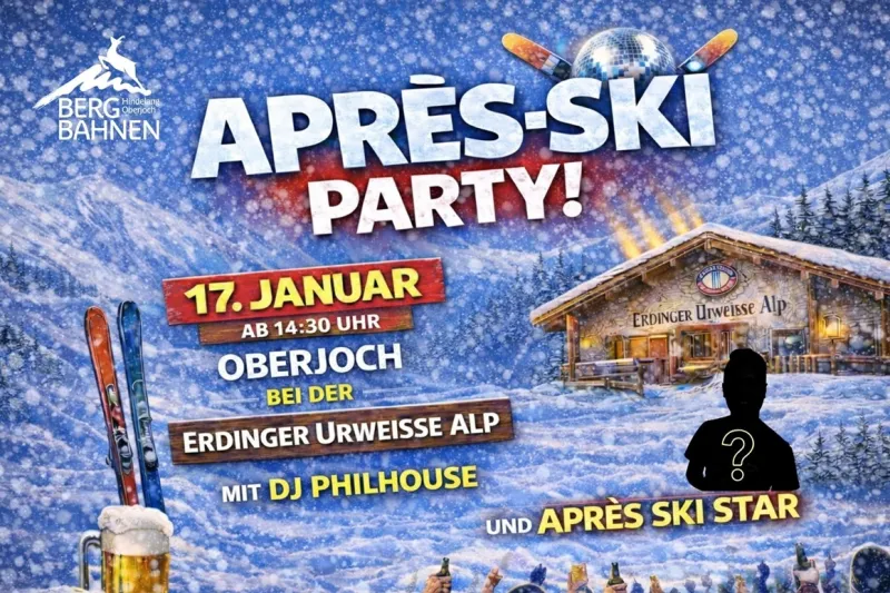 Après-Ski Party an der Erdinger Urweisse Alp Oberjoch