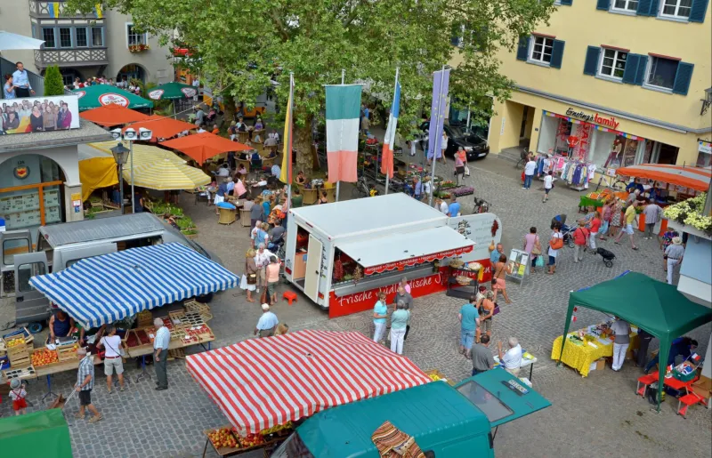 Wochenmarkt in Leutkirch