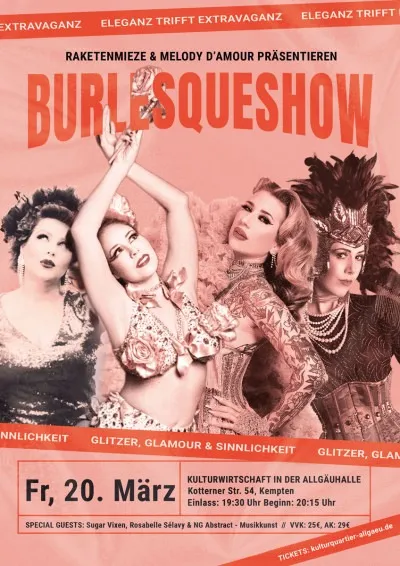 Burlesqueshow in der KulturWIRtschaft