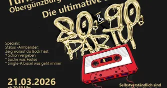 80s & 90s Single Party im Turm Obergünzburg