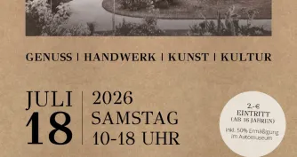 Kunst- und Genusshandwerkermarkt im Hofgarten Wolfegg