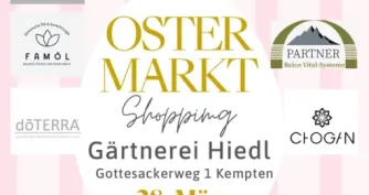 Ostermarkt in der Gärtnerei Hiedl Kempten