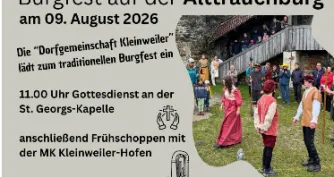 Burgfest auf der Alttrauchburg in Kleinweiler