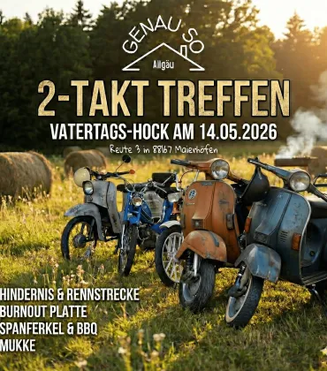 2-Takt Treffen am Vatertag in Maierhöfen