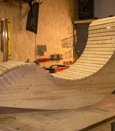 Wellness-Relaxingliege bauen im Kempodium