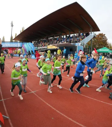 Kindermarathon im Bodensee-Stadion Bregenz