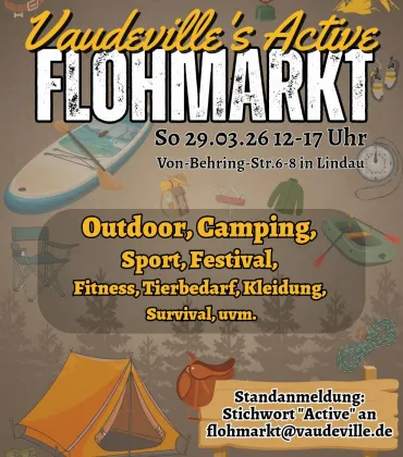 Active Flohmarkt im Club Vaudeville Lindau