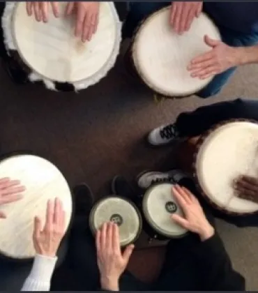 Mitanand Djembe-Trommeln im Kulturquartier Kempten
