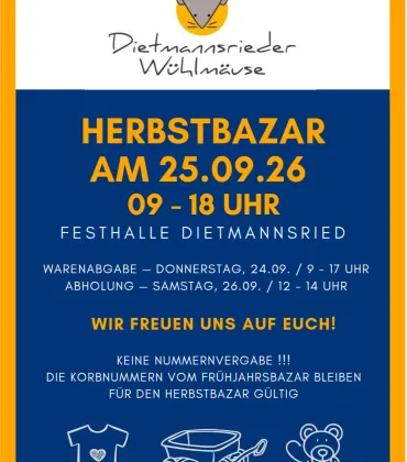 Kinderbazar in der Festhalle Dietmannsried