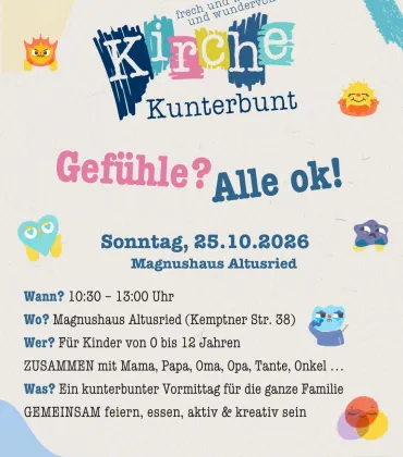 Kirche Kunterbunt im Magnushaus Altusried