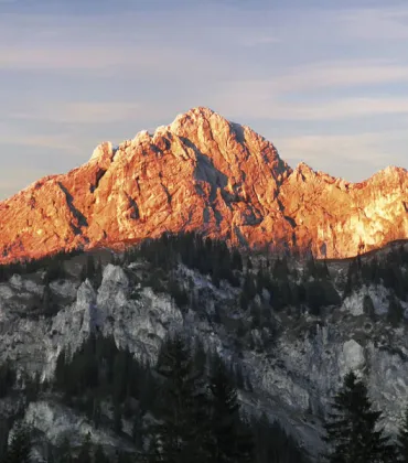 Alpenglühen - Tour mit Alphornblasen in Nesselwang