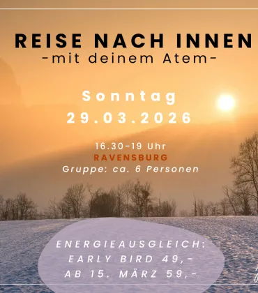 Breathwork – Reise nach Innen in Ravensburg