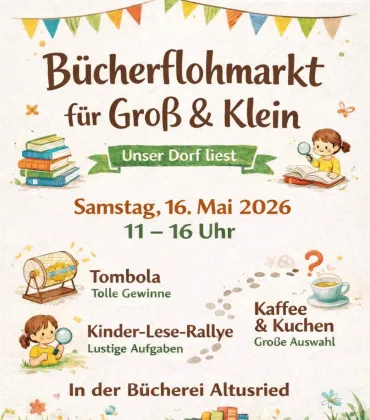 Bücherflohmarkt in der Bücherei Altusried